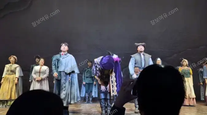 예술의전당 CJ 토월극장 1층 O구역 2열 11번 시야 사진