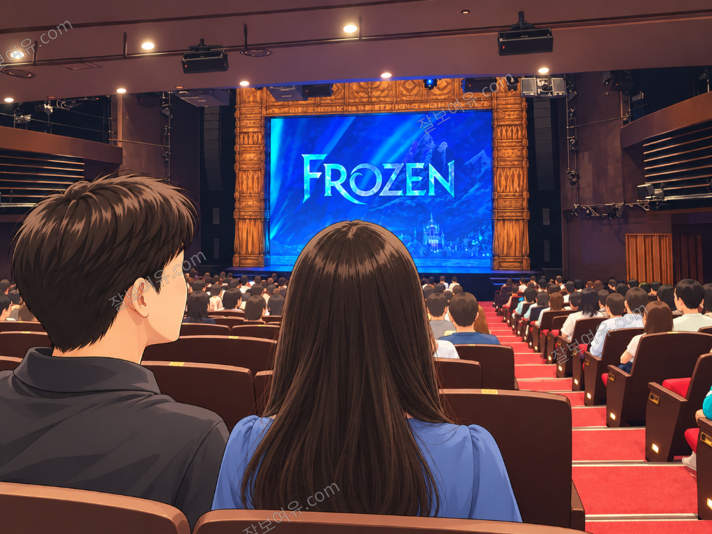 샤롯데씨어터 1층 B구역 20열 30번 시야 사진