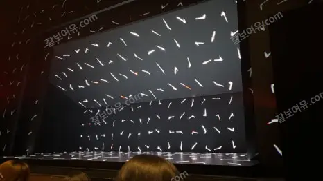 디큐브 링크아트센터 디큐브씨어터 1층 C구역 3열 5번 시야 사진
