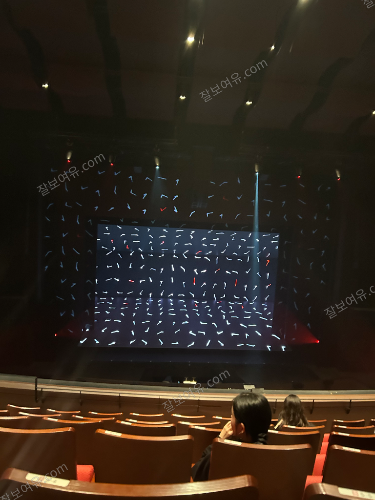 디큐브 링크아트센터 디큐브씨어터 2층 B구역 6열 4번 시야 사진
