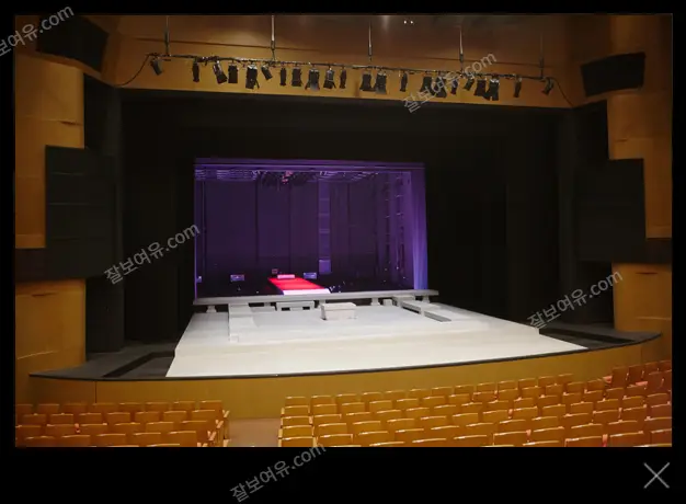 예술의전당 CJ 토월극장 1층 B구역 13열 1번 시야 사진