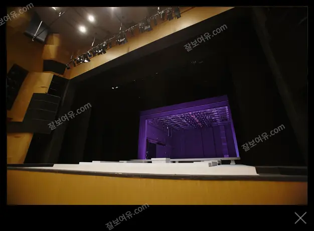 예술의전당 CJ 토월극장 1층 C구역 2열 2번 시야 사진