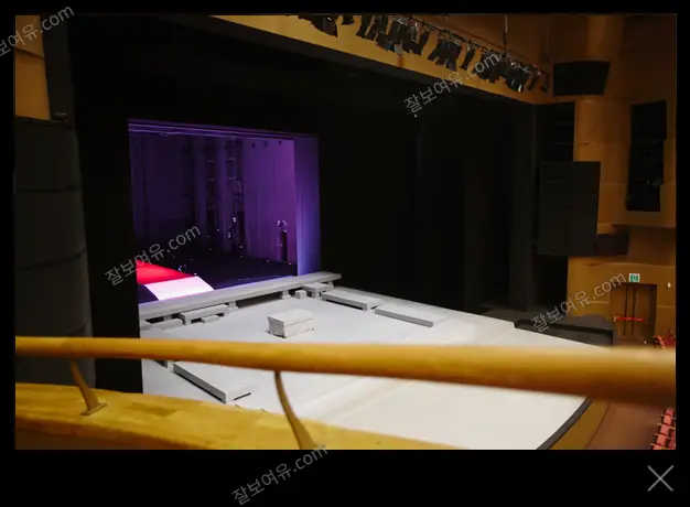 예술의전당 CJ 토월극장 2층 A구역 2열 2번 시야 사진