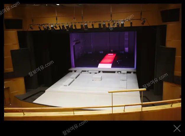 예술의전당 CJ 토월극장 2층 B구역 8열 19번 시야 사진