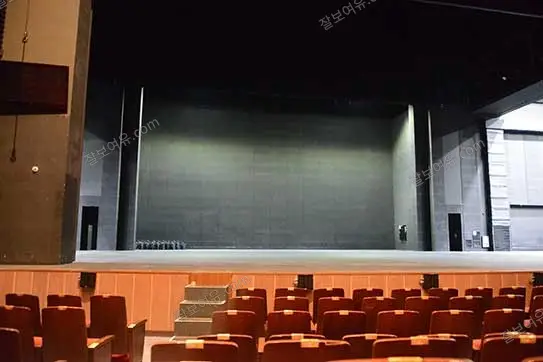 올림픽공원 우리금융아트홀 1층 B구역 7열 13번 시야 사진