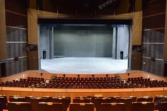 올림픽공원 우리금융아트홀 1층 B구역 19열 21번 시야 사진